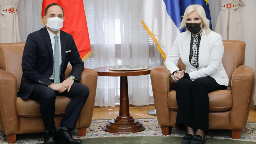 Mihajlovićeva s ambasadorom Bilgičem: Hvala na dobroj saradnji i zajedničkim projektima